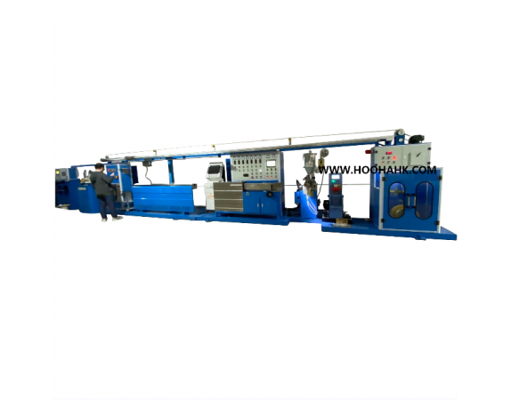 The Latest Popular Style of 25mm Teflon Extrusion Machine for Ultra-Fine Coaxial Wire