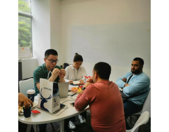 Algeria client visit shenzhen branch office,April 14th, 2023