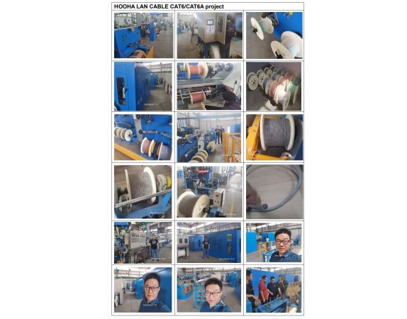 HOOHA LAN Cable Making Machine Project Commisioning Success In TAQA